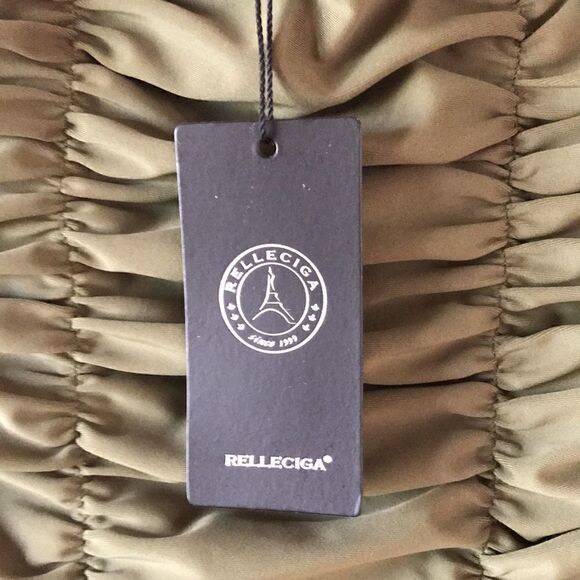 NEW Relleciga Made In Paris Olive Green Swimsuit - Picture 3 of 7